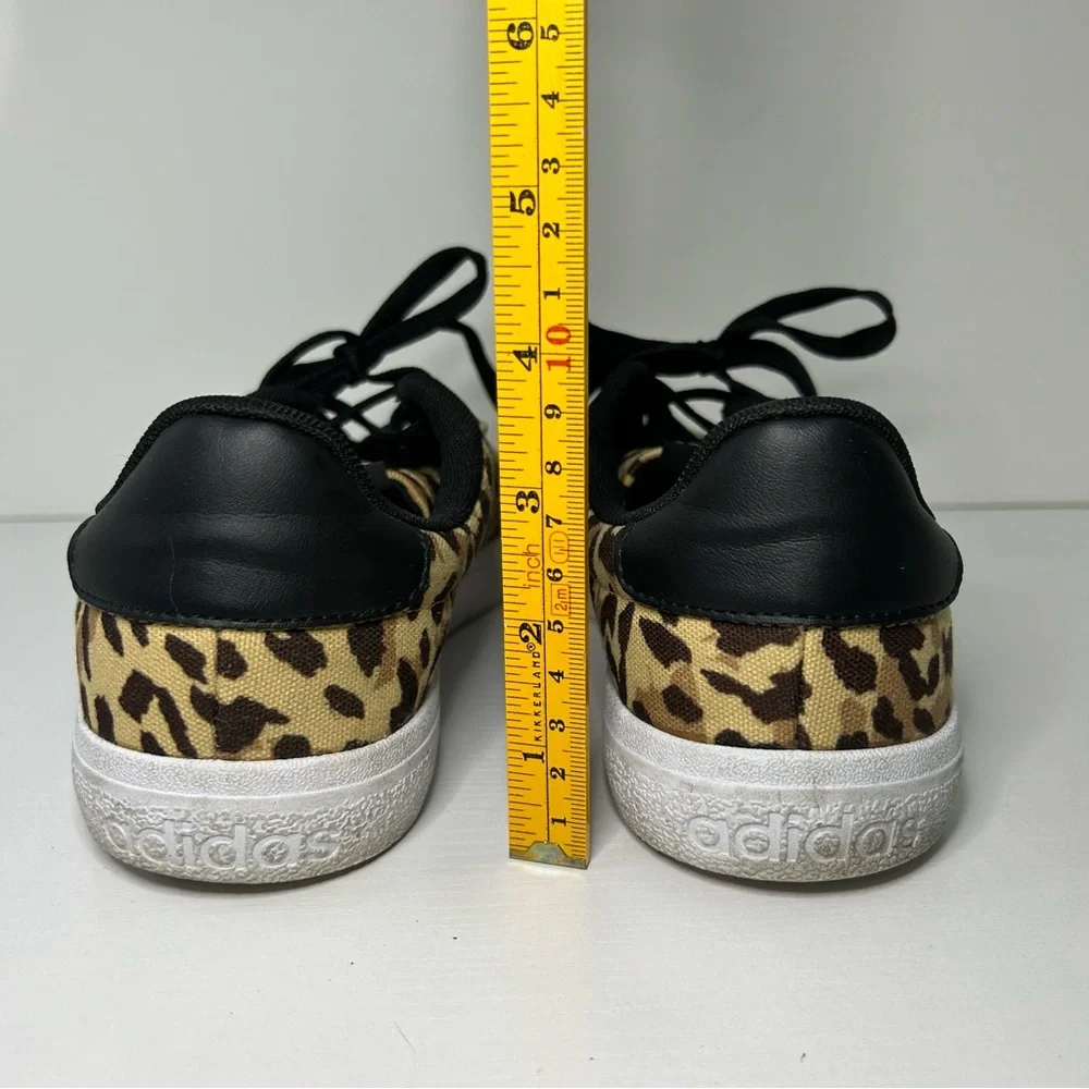 Adidas x FARM Rio Vulcraid3R Hazy Beige Leopard Print Skate Shoe Size 8